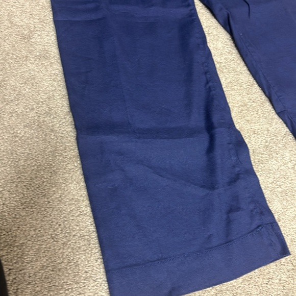 Anthropologie light navy linen pants - Picture 4 of 8